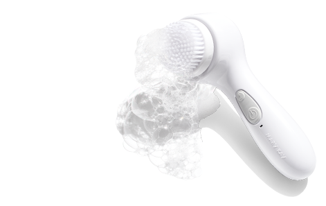 The Skinvigorate Sonic skin cleansing brush with bubbles 