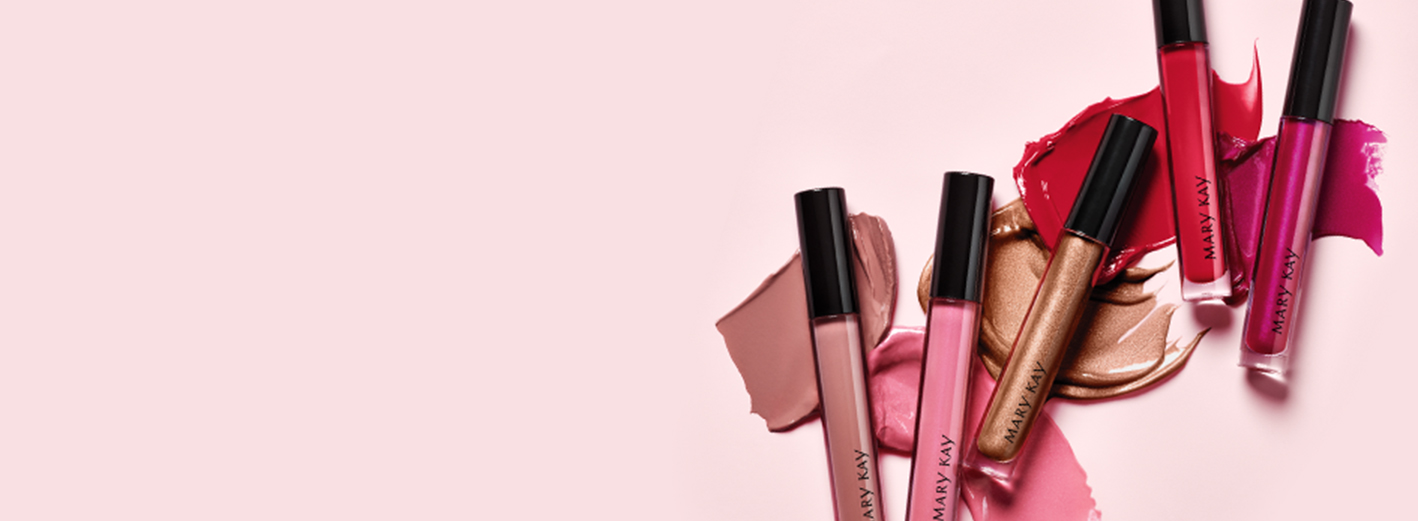 Multiple shades of Mary Kay Unlimited Lip Gloss.