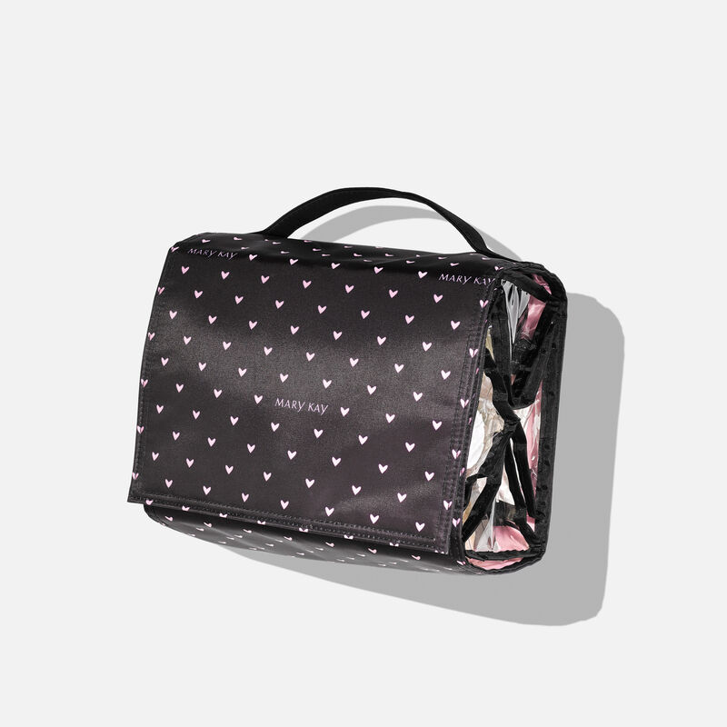 A closed Mary Kay Travel RollUp Bag