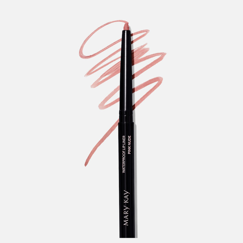 Uncapped Mary Kay Waterproof Lip Liner in Pink Nude against plain background image number null