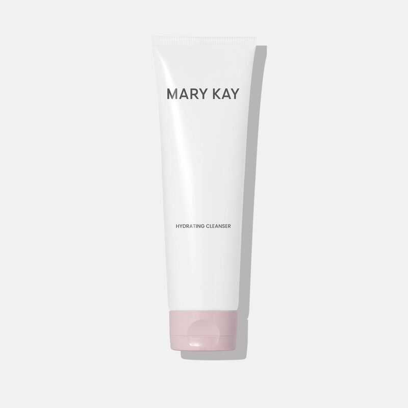 Tube of Mary Kay Hydrating Cleanser standing on its cap