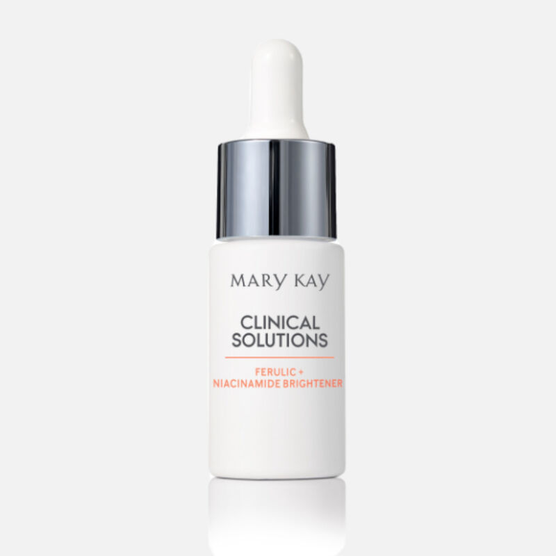Closed bottle of Mary Kay Clinical Solutions Ferulic  Niacinamide Brightener