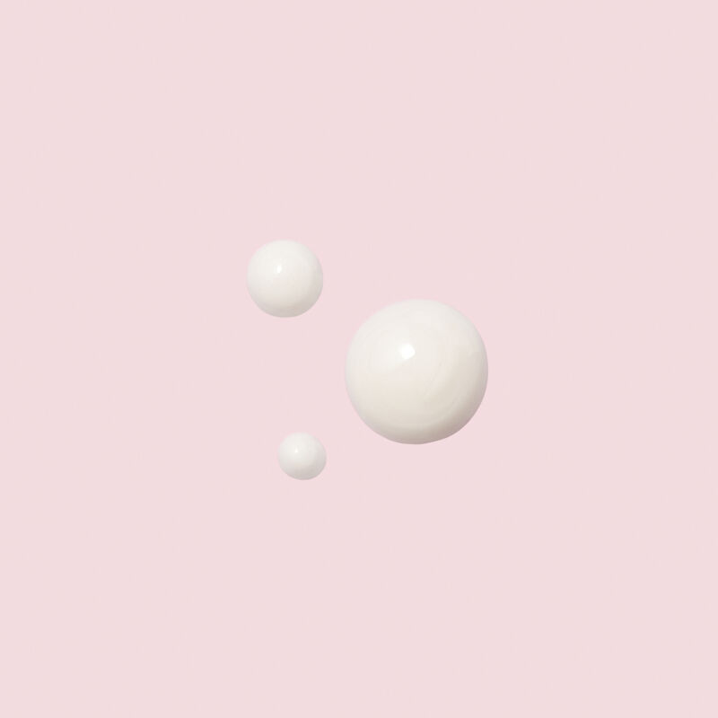 TimeWise Replenishing Serum CE on plain background with cap off and product drops