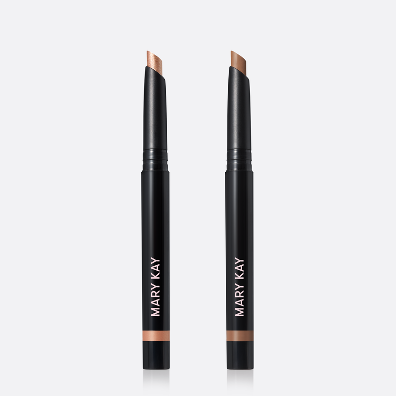 Limitededition Mary Kay Eye Shadow Stick Bundle in Cozy Glow featuring the Golden Sunrise and Orbit Clay shades