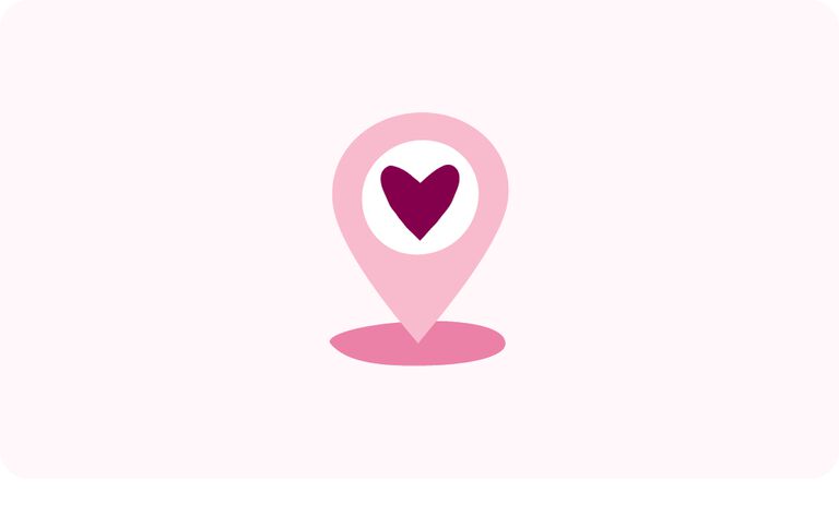 Illustration d&rsquo;une ic&ocirc;ne de localisation g&eacute;ographique   