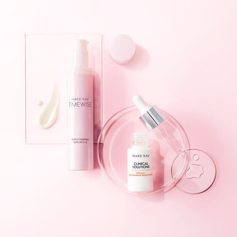 Mary Kay Vitamin C+E Serum and Mary Kay Clinical Solutions Serum 