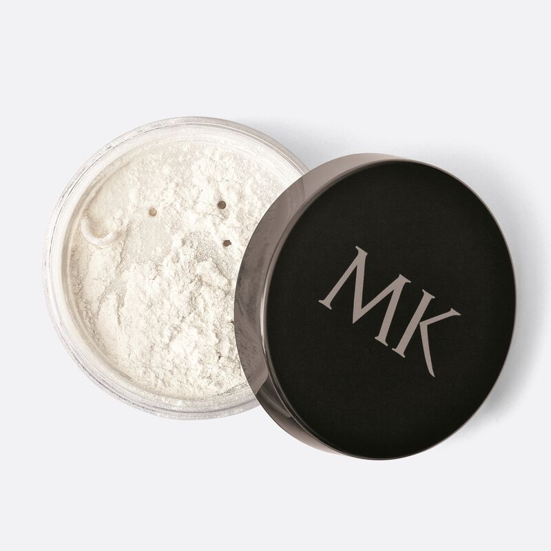 Open jar of Mary Kay Translucent Loose Powder.